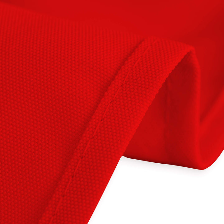 LinenTablecloth 60 x 126-Inch Rectangular Polyester Tablecloth Red