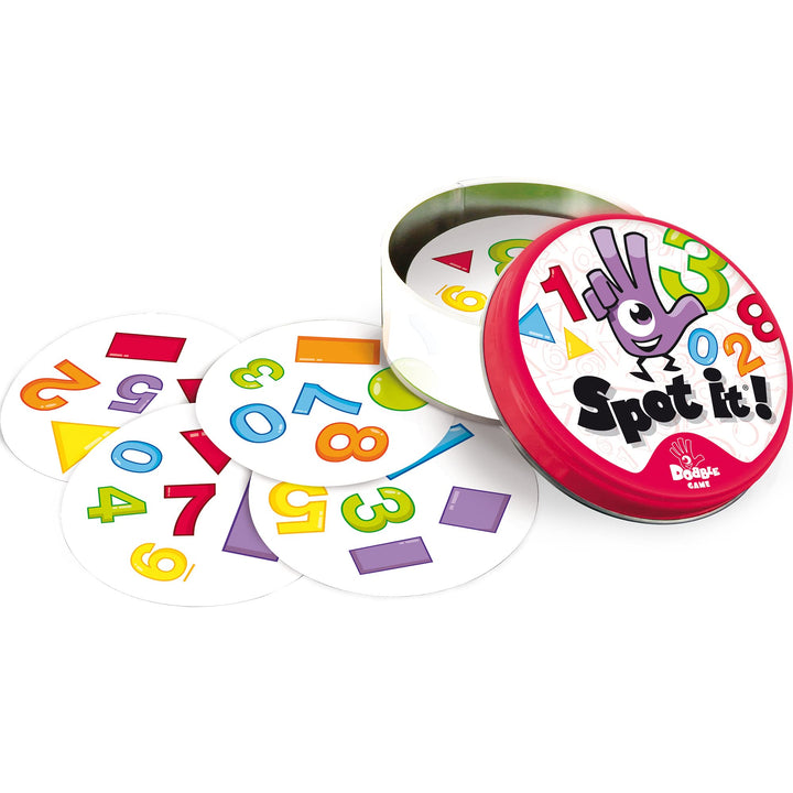 Zygomatic Spot It! Super Pack - 2 Fun Editions Bundle with 123 & Animals Jr. Game for Ages 4+, 2-8 Players Super Pack Kids