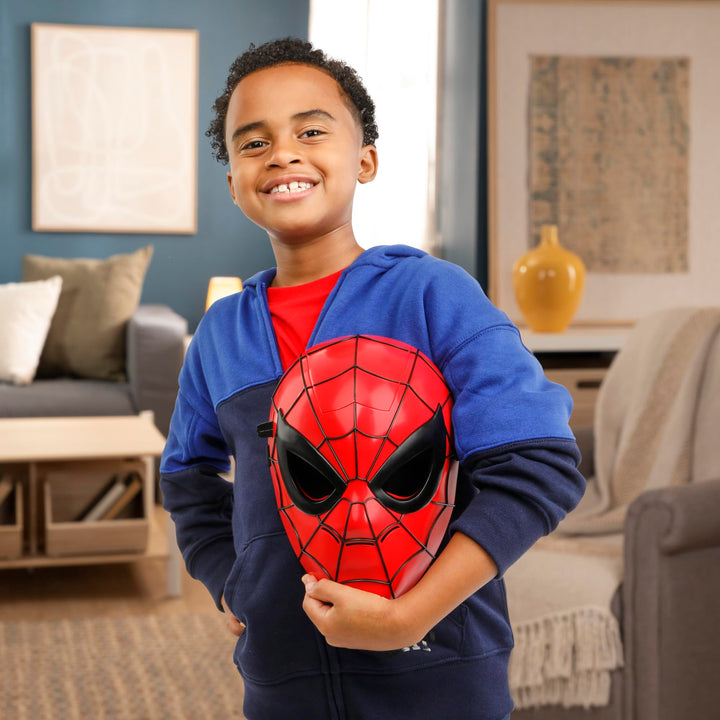 Marvel Spider-Man Glow FX Mask, Light-Up Super Hero Toys, Kids Halloween Costume, Ages 5+