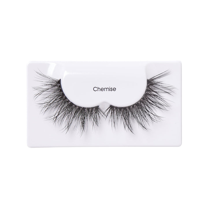 KISS Lash Couture Triple Push-up False Eyelashes, 'Halloween 02', Includes, Contact Lens Friendly, Easy to Apply, Reusable Strip Lashes 1 Pair (Pack of 1) Chemise