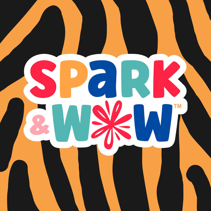 SPARK & WOW Wooden Magnets - Animals - Set of 20 - Magnets for Kids Ages 2+ - Cute Animal Magnets for Fridges, Whiteboards and More