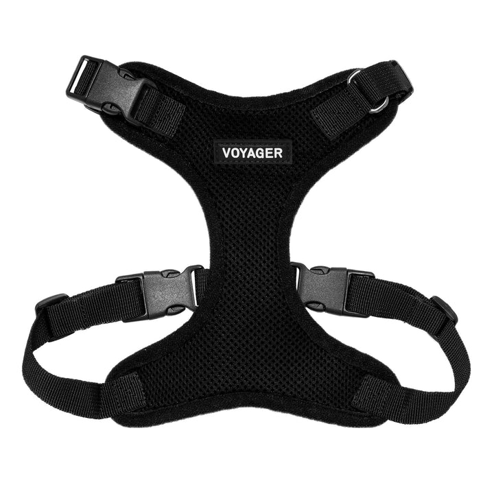 Voyager Step-in Lock Pet Harness - All Weather Mesh, Adjustable Step in Harness for Cats and Dogs by Best Pet Supplies - Black, S Harness (Black) S (Chest: 15 - 18")