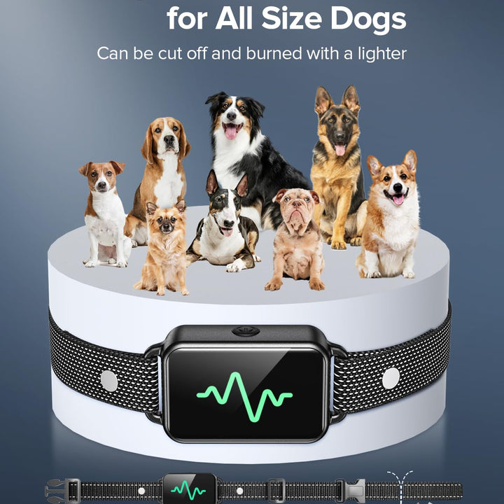 Dog Shock Collar, Ycoev Dog Training Collar with Remote, IP67 Waterproof Shockers Collar for Large Medium Small Dogs Electric Collar for Dogs with 4 Modes Beep, Vibration, Shock, Dog Finder