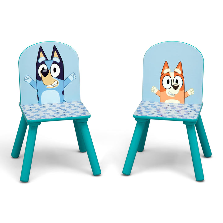 Delta Children Kids Table Storage (2 Chairs Included) -Ideal for Arts & Crafts, Snack Time, Homeschooling, Homework & More, Baby Shark, 3 Piece Set