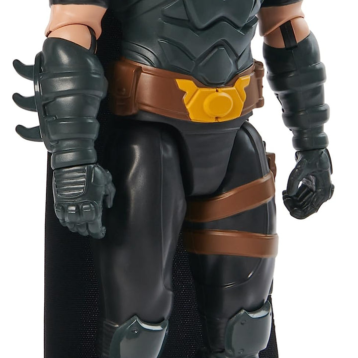 DC Comics, Batman Action Figure, 12-inch, Kids Toys for Boys and Girls, Ages 3+ Batman (Dark Gray)