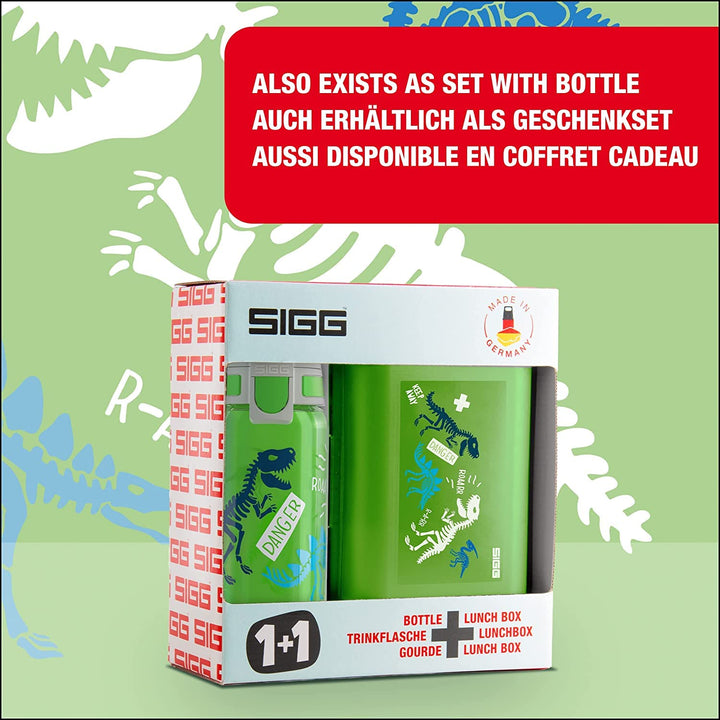 SIGG - Kids Lunch Box VIVA - Made in Germany - Dishwasher Safe - Food Containers for School, Daycare - Gifts Boys, Girls Jurassica