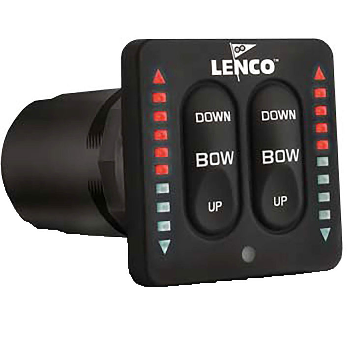 LENCO MARINE LED Indicator Integrated Tactile Switch Kit + Actuator Extension Cable Switch Kit + Cable, 20"