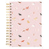 Graphique Hardbound Journal, Dog Pattern Design – 160 Ruled Pages, Dogs with Pink Background on the Cover, 6.25" x 8.25" x 1" – Perfect for Taking Notes, Lists and More