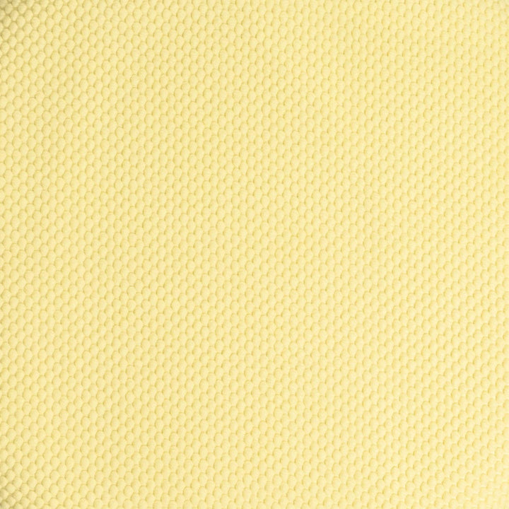 Sweet Home Collection Chair Cushion Memory Foam Pads Honeycomb Pattern Slip Non Skid Rubber Back Rounded Square 16" x 16" Seat Cover, 2 Pack, Yellow