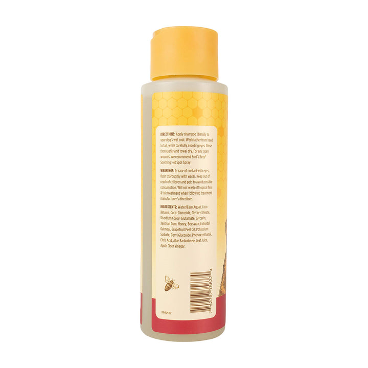 Burt's Bees for Pets Natural Hot Spot Shampoo with Apple Cider Vinegar & Aloe Vera | Soothing & Relieving Hot Spot Remedy for Dog | Cruelty Free, Sulfate & Paraben Free, pH Balanced for Dogs | 16 Oz 16 Fl Oz (Pack of 1)