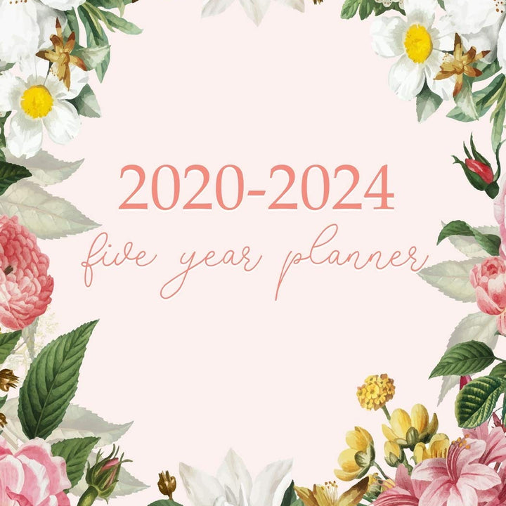 2020-2024 Five Year Planner: Monthly Logbook and Journal, 60 Months Calendar (5 Year Monthly Agenda 2020, 2021, 2022, 2023, 2024 Large Size 8.5x11)