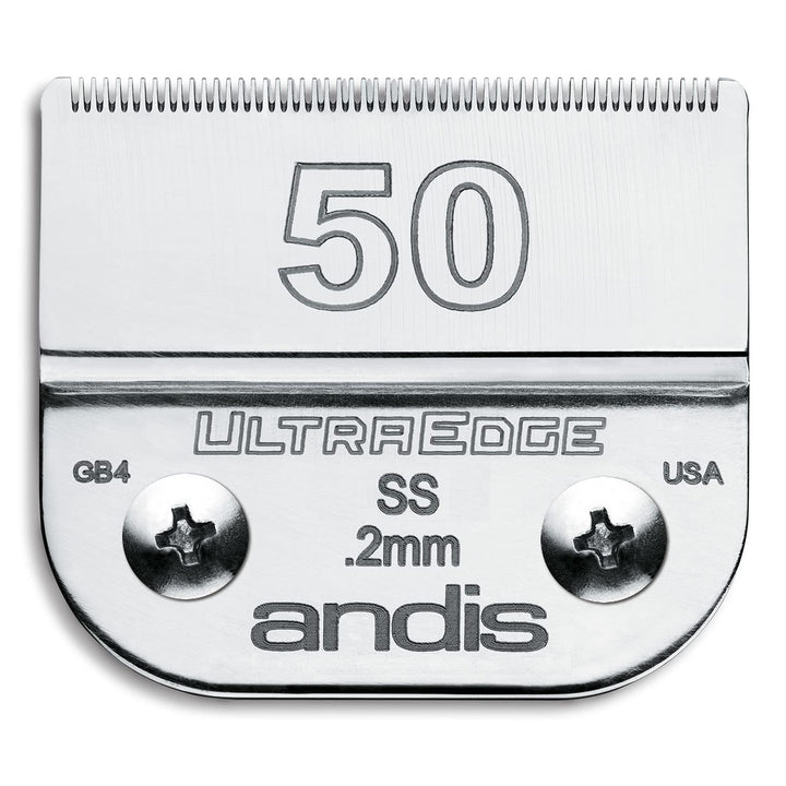 Andis Carbon-Infused Steel UltraEdge Dog Clipper Blade, Size-50SS, 1/125-Inch Cut Length (64185)