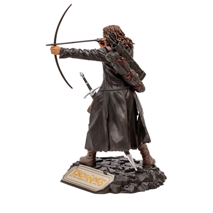 McFarlane Toys - WB 100: Aragorn (The Lord of The Rings) Movie Maniacs, 6in Posed Figure