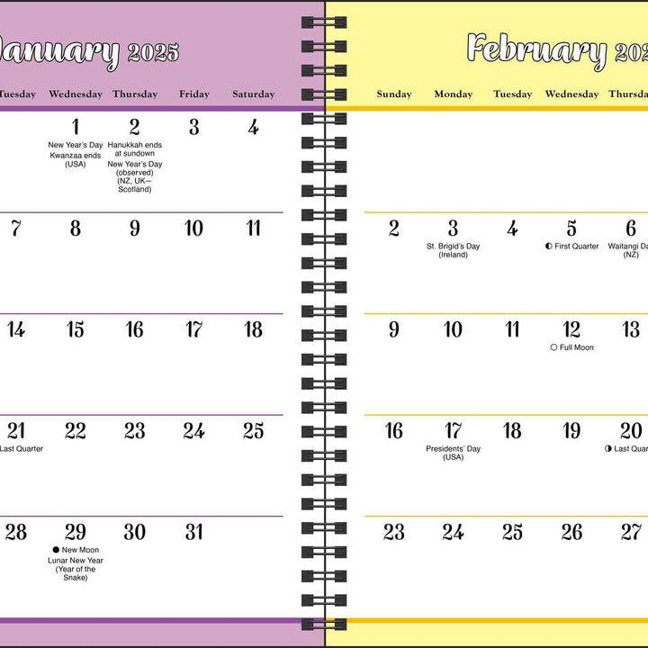 Wititudes 16-Month 2024-2025 Weekly/Monthly Planner Calendar: Nothing Warms My Heart More Than Instant Karma