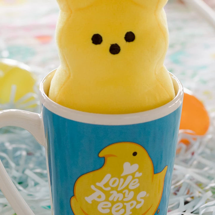 Animal Adventure Peeps Collectible 6" Peeps Plush and Mug Giftset Yellow Peep in a 15oz Mug Mug and Plush