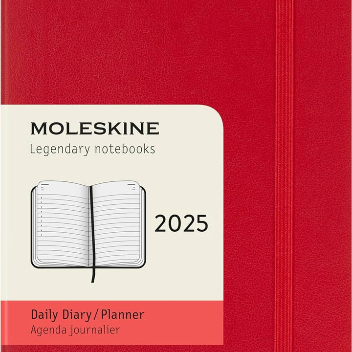 Moleskine Classic 12 Month 2025 Monthly Planner, Soft Cover, XL (7.5" x 9.75"), Black, 128 pages