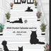 2020 Pocket Calendar and Cat: 5" x 8" Pocket sized monthly overview Calendar & weekly planner themed with Maine Coon Cat silhouettes | Additional ... passwords & fun game for coffee outings.