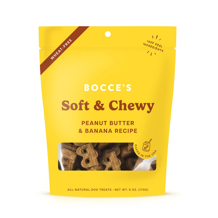 Bocce's Bakery - The Everyday Menu: Wheat Free, Soft & Chewy Dog Treats, 6 oz Duck & Blueberry 6 Ounce (Pack of 1)