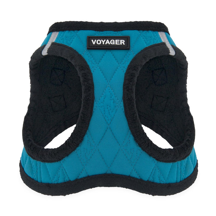 Voyager Step-In Plush Dog Harness – Soft Plush, Step In Vest Harness for Small and Medium Dogs by Best Pet Supplies - Harness (Turquoise Plush), XS (Chest: 13 - 14.5") Harness (Turquoise Plush) XS (Chest: 13 - 14.5")