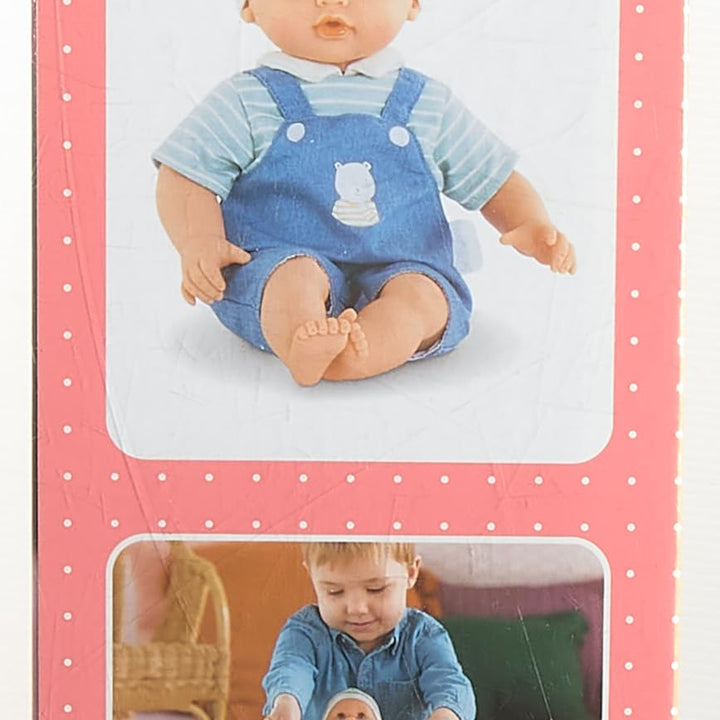 Corolle Bébé Calin Mael Boy Baby Doll - 12" Soft Body Doll with Blue Outfit, Sleeping Eyes That Open and Close, Vanilla Scented, Mon Premier Poupon Collection for Ages 18 Months and up