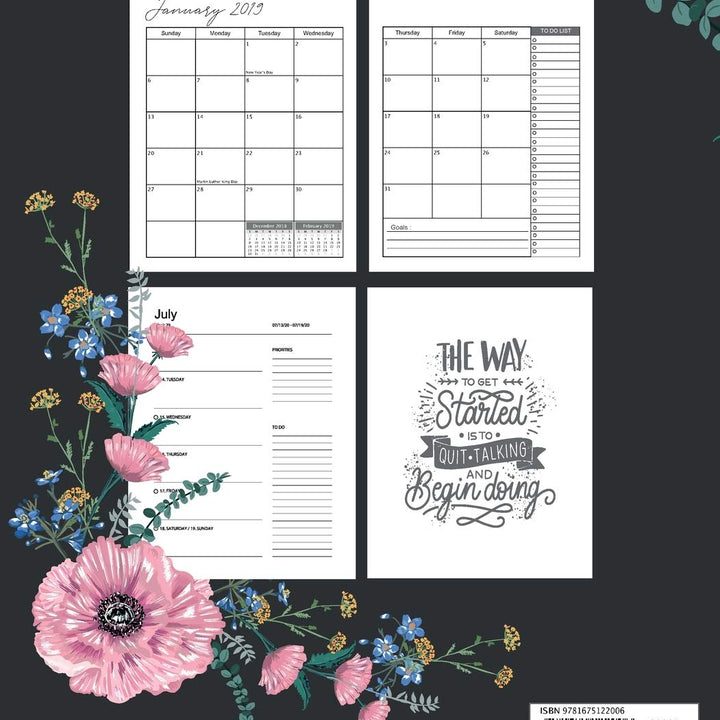 Academic planner July 2020-June 2021: Calendar Weekly Monthly Schedule Organizer Journal Notebook Appointment Time Management July 2020-June 2021 Calendar 52 week with Holidays