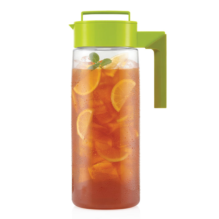 Takeya 2 qt Avocado and Blueberry BPA Free Airtight Pitchers with Twist-On Lid Made in USA