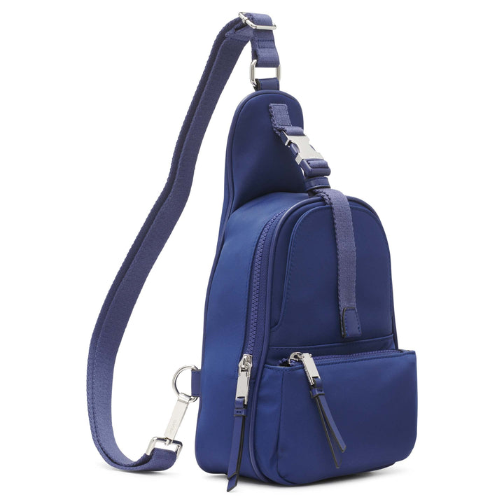 Calvin Klein Shay Organizational Sling Backpack, Medieval Blue,One Size One Size