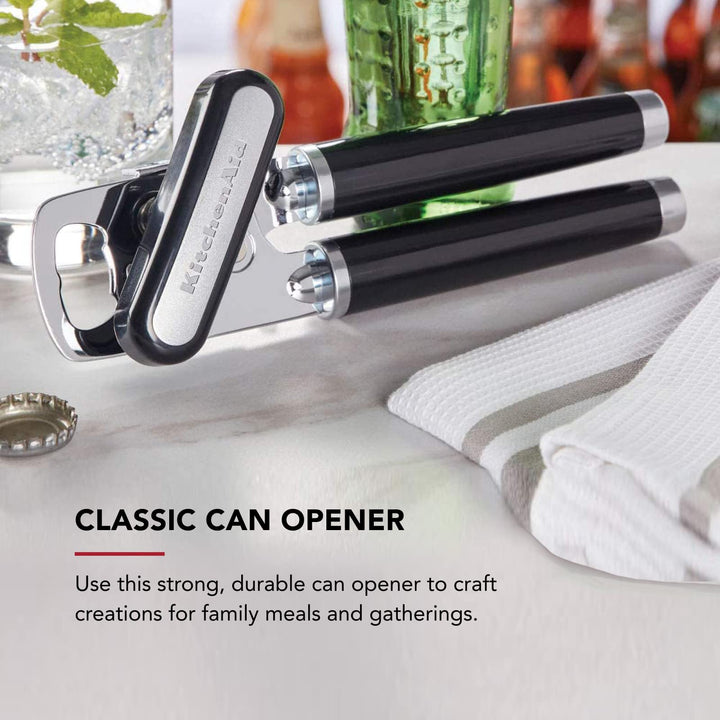 KitchenAid Classic Multifunction Can Opener / Bottle Opener Black