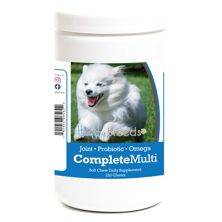 Healthy Breeds American Eskimo Dog All in One Multivitamin Soft Chew 120 Count