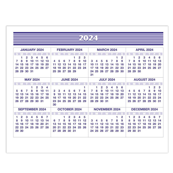 AT-A-GLANCE 2024 Flip-A-Week Weekly Desk Calendar Refill, 7in X 5 5/8in (SW705X5024) 2024 Old Edition