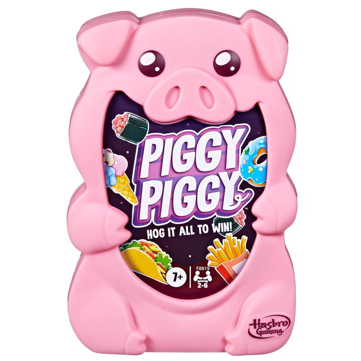 Piggy Piggy Card Game | Fun Family Games for Kids, Teens, and Adults | Ages 7 and Up | 2 to 6 Players I 20 Mins. Average | Quick-Playing Travel Games