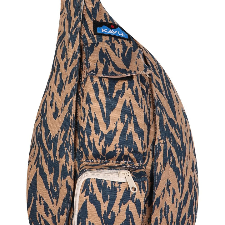 KAVU Mini Rope Bag Cotton Crossbody Sling One Size Beach Tie Dye