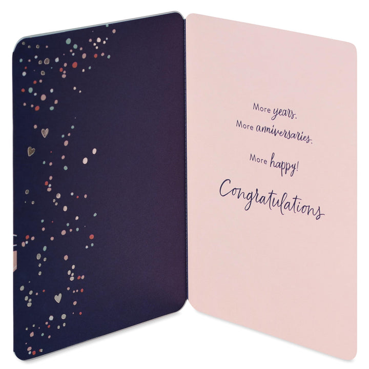 American Greetings 25th Anniversary Card (To Many More) Coupes and Champagne