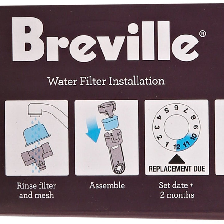 Breville Bwf100 Replacement Charcoal Water Filters Single Cup Brewer-6 Pack