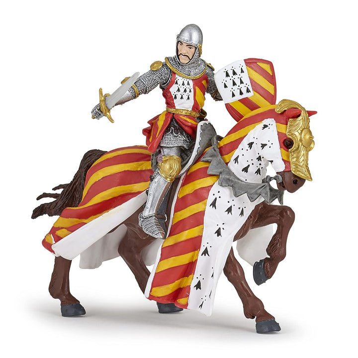 Papo -Hand-Painted - Figurine -Medieval-Fantasy -Tournament Knight -39800 - Collectible - for Children - Suitable for Boys and Girls - from 3 Years Old