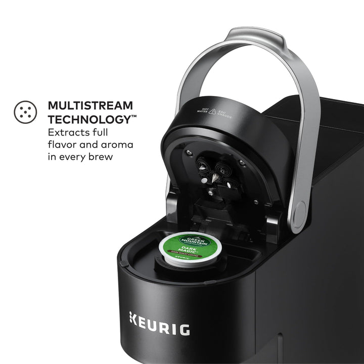 Keurig K-Slim Single Serve K-Cup Pod Coffee Maker, Multistream Technology, 3 Brew Sizes, Slim and Sleek Design, 46oz Removable Reservoir, Black