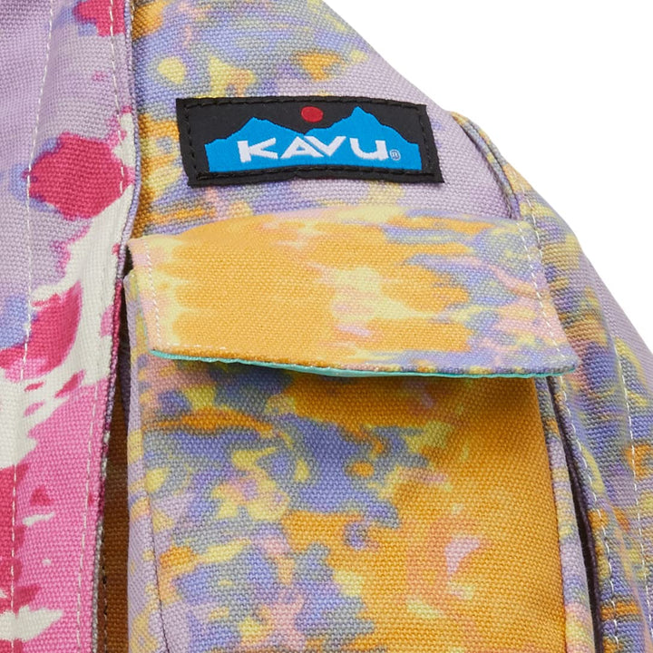 KAVU Mini Rope Bag Cotton Crossbody Sling One Size Beach Tie Dye