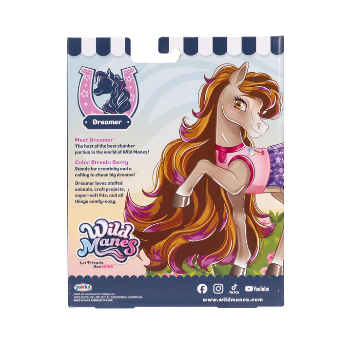 Wild Manes Horse Toys Bridget’s Ballet Horse Doll & Dreamer’s Slumber Party Horse Doll 2-Figure Pack