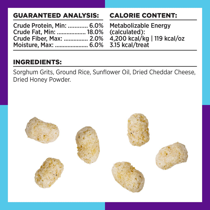 BIXBI Liberty Ruff Puffs, White Cheddar (4 oz, 1 Pouch) - Crunchy Small Training Treats for Dogs - Wheat Free and Low Calorie Dog Treats, Flavorful Healthy and All Natural Dog Treats 4 Ounce (Pack of 1)