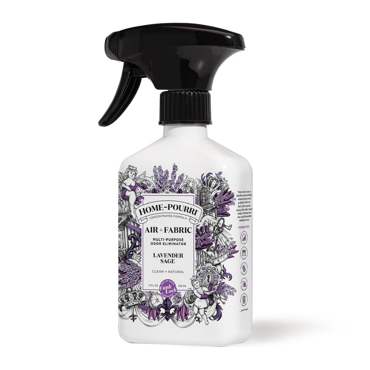 Home-Pourri Air + Fabric Multi-Purpose Odor Eliminator, Lavender Sage, 11 Fl Oz(Pack of 1)