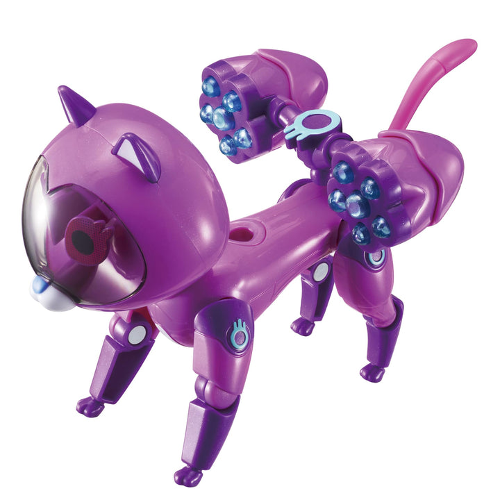 Alpha Group Petronix Defenders Max Mode Pet Kitt-10, Little Purple Cat Figures, with Moveable Joints Kids Toys for Boys and Girls Ages 3 and up Emma