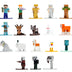 Minecraft Caves & Cliffs 18-Pack W10 1.65” Die-Cast Collectible Figures, Toys for Kids and Adults Series 10