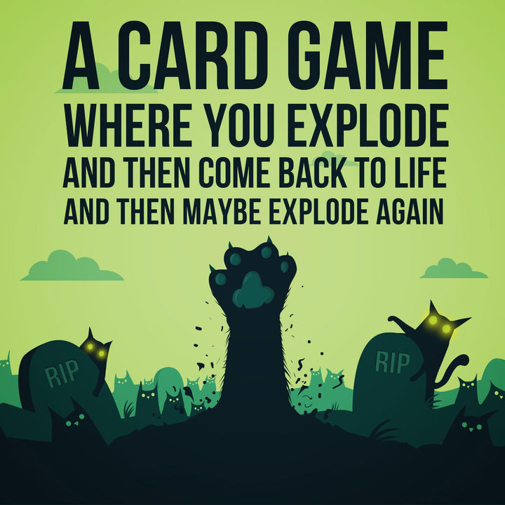 Zombie Kittens Card Game by Exploding Kittens - Fun Family Card Games for Adults Teens & Kids for Night Entertainment, 2-5 Players