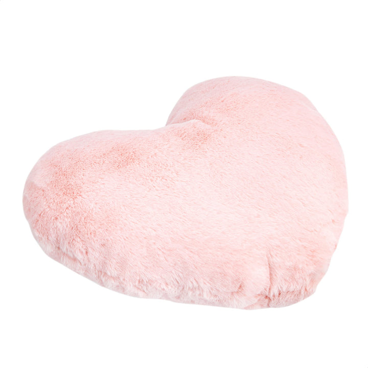 Basics Kids Decorative Pillow, Peony Pink Heart, 10.5 in x 4 in