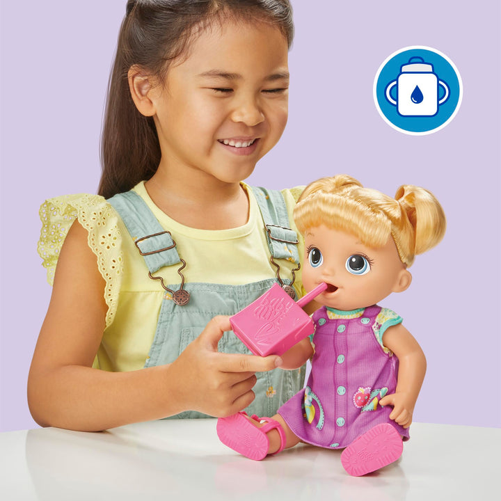 Baby Alive Time for School Baby Doll Set, 12 Inch, Back to School Toys for Girls & Boys, Blonde Hair, Preschool Gifts for Kids, Ages 3+ (Exclusive)