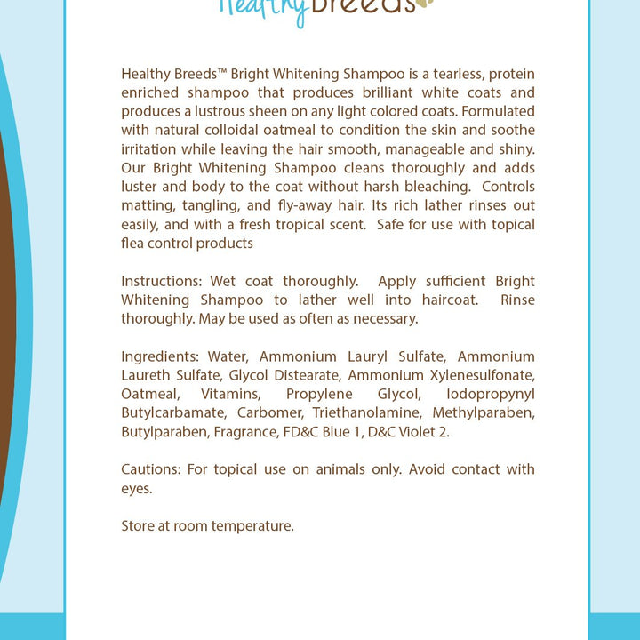 Healthy Breeds West Highland White Terrier Bright Whitening Shampoo 12 oz