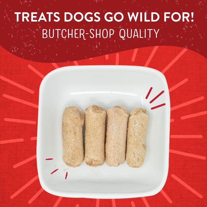 Stella & Chewy's Freeze-Dried Raw Wild Weenies Dog Treats – All-Natural, Protein Rich, Grain Free Dog & Puppy Treat – Great for Training & Rewarding – Bac’n Me Crazy Recipe – 3 oz Bag Bacon 3 Ounce (Pack of 1)