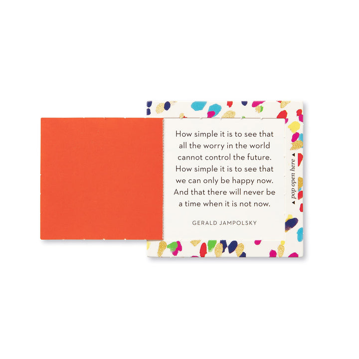 Compendium ThoughtFulls Pop-Open Cards — Be Happy — 30 Pop-Open Cards, Each with a Different Inspiring Message Inside