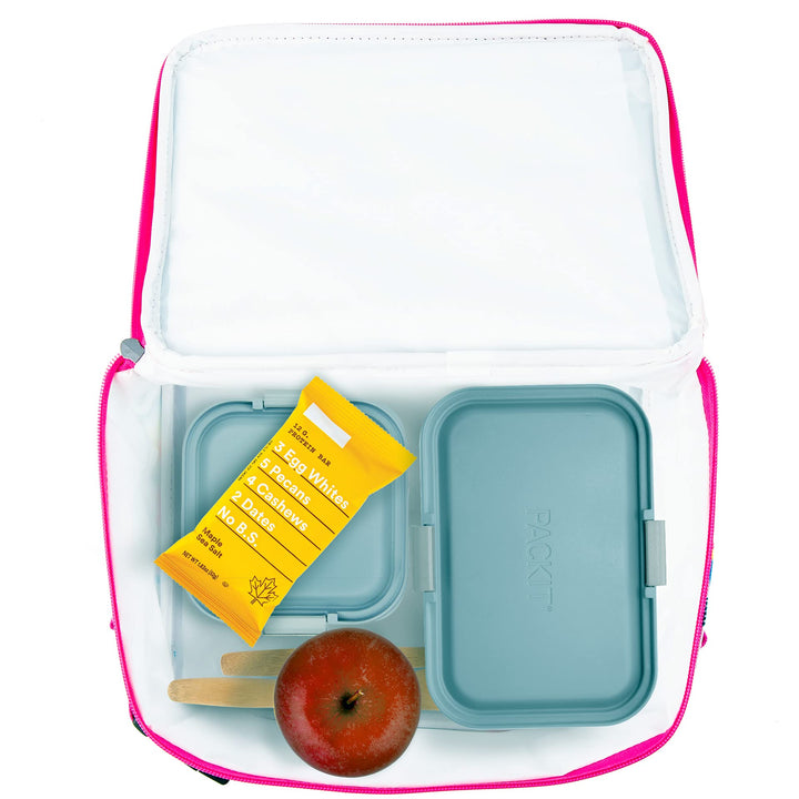 PackIt Freezable Classic Lunch Box, Rainbow Sky, Built with EcoFreeze Technology, Collapsible, Reusable, Zip Closure With Zip Front Pocket and Buckle Handle, Perfect for School Lunches