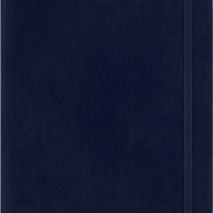 Moleskine Classic 12 Month 2025 Monthly Planner, Soft Cover, XL (7.5" x 9.75"), Black, 128 pages